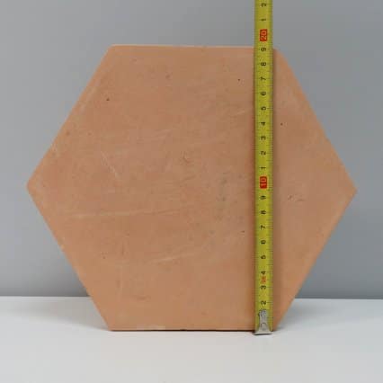 Hexagono grande metro | baldosas de barro cocido