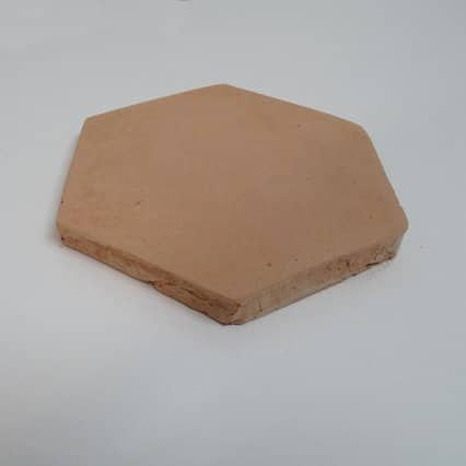 Hexagono pequeño detalle 4 | baldosas de barro cocido